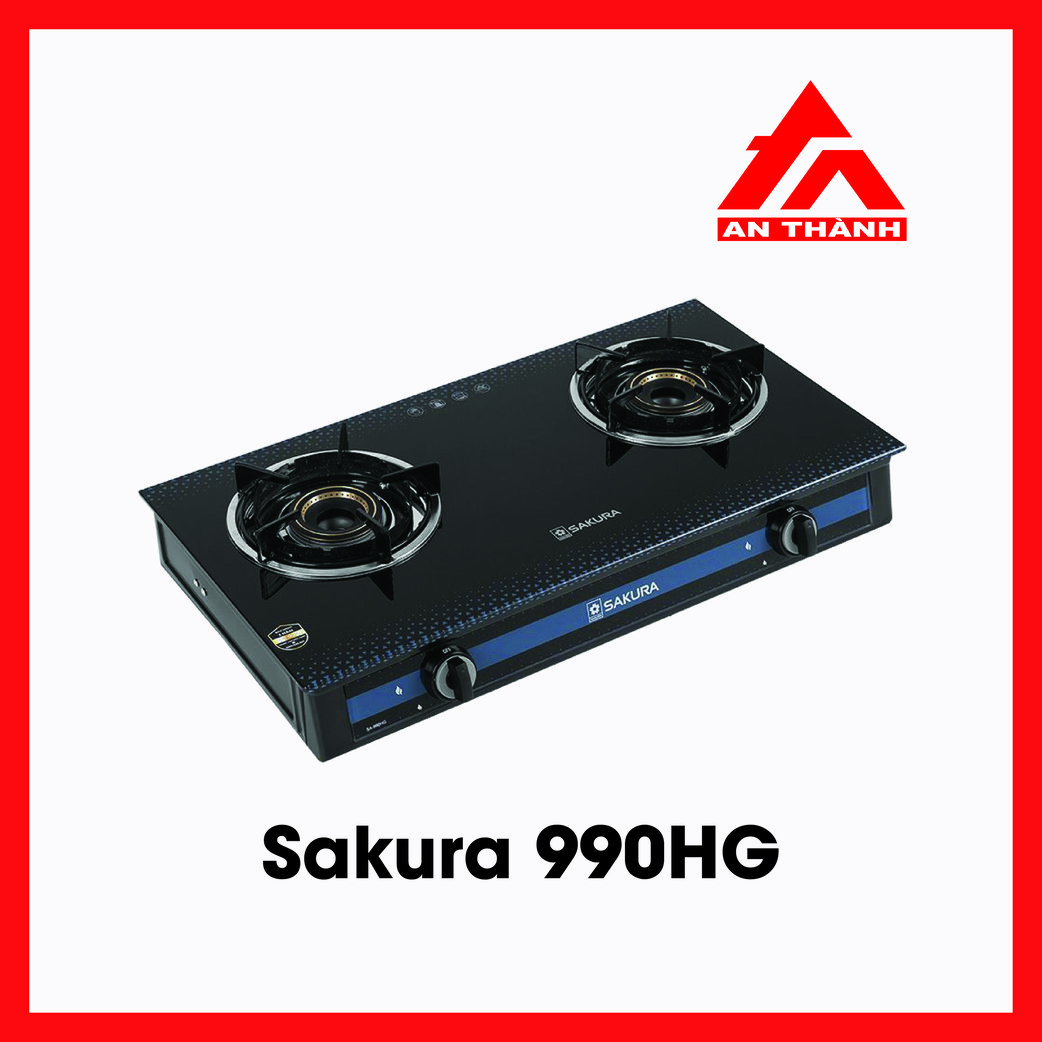 Bếp Gas Kiếng Đôi Sakura 990HG